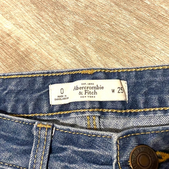 Abercrombie Destroyed Denim Shorts - Picture 4 of 5
